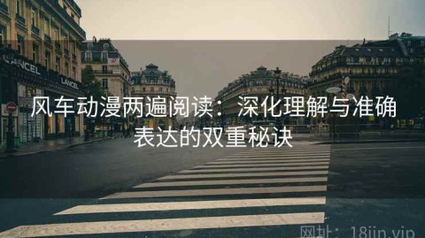 风车动漫两遍阅读：深化理解与准确表达的双重秘诀